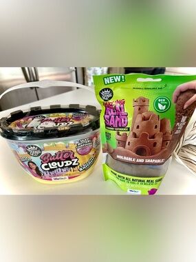 Compound Kings slime tub and Kinetic Sand bundle NEW